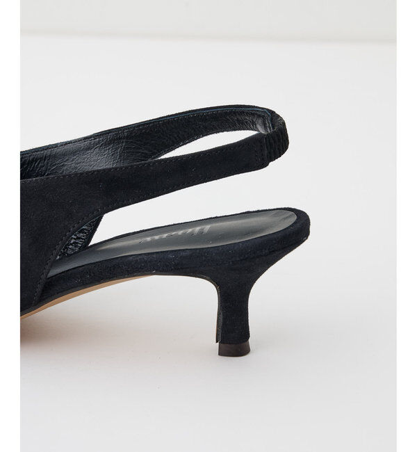 Hoaw.「【Hoaw.】スリングバッグスエードパンプス」|パンプス|