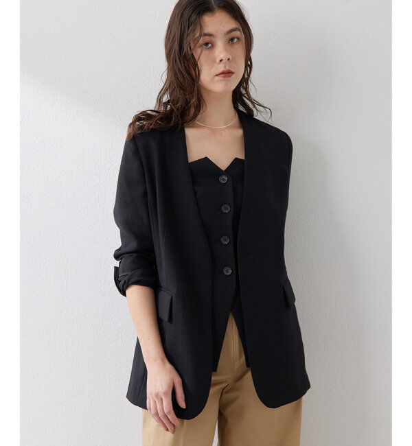  「ジュートライクノーカラージャケット」|その他|