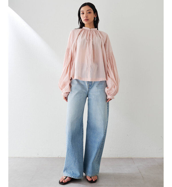  「ローンギャザーブラウス」|シャツ・ブラウス|