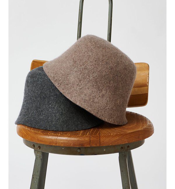 THE PAUSE「【THE PAUSE】ウールフェルトハット」|ハット|モカ