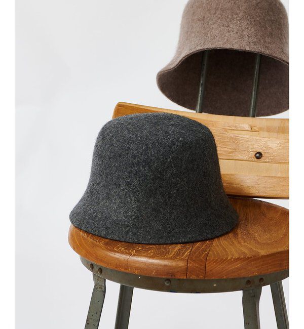 THE PAUSE「【THE PAUSE】ウールフェルトハット」|ハット|グレー