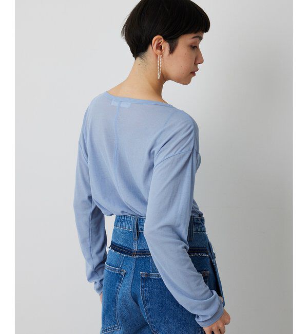  「【THE PAUSE】シアーフライスロンTEE」|Tシャツ・カットソー|