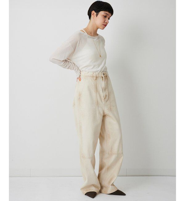  「【THE PAUSE】シアーフライスロンTEE」|Tシャツ・カットソー|