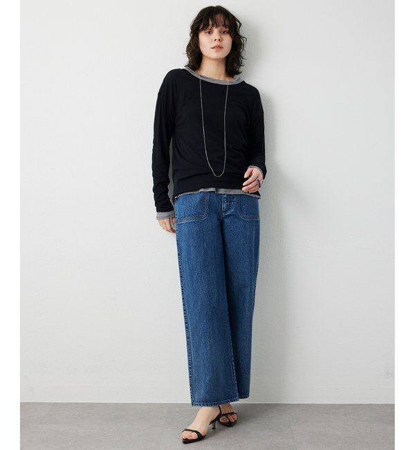  「【THE PAUSE】シアーフライスロンTEE」|Tシャツ・カットソー|