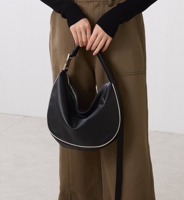  「【PAPILLONNER/パピヨネ】レザーテープショルダーバッグ」|ショルダー・メッセンジャー|