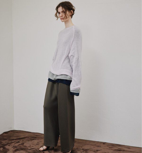  「	【CEPIE./セピエ】シアータックスリーブニット」|ニット・セーター|