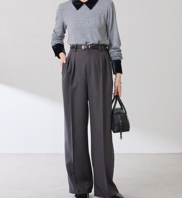  「ベロアドッキングカットソー」|Tシャツ・カットソー|