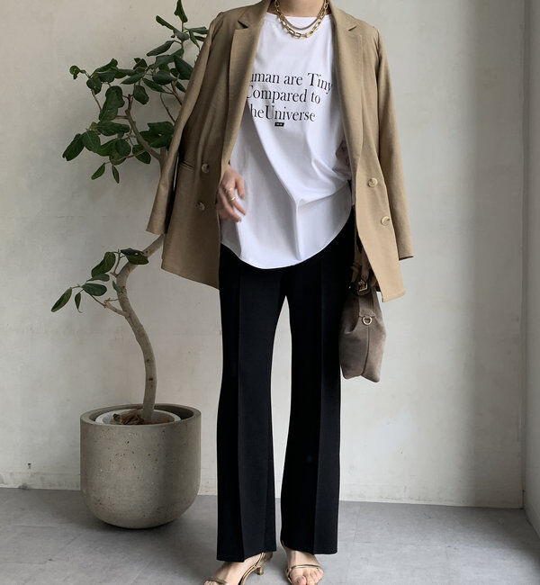  「【WEB限定】HUMAN ARE TINY ロンTEE」|Tシャツ・カットソー|