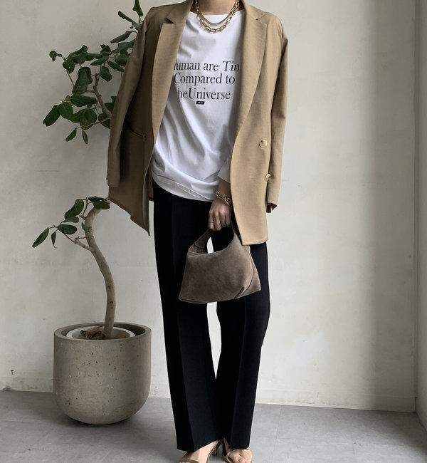  「【WEB限定】HUMAN ARE TINY ロンTEE」|Tシャツ・カットソー|