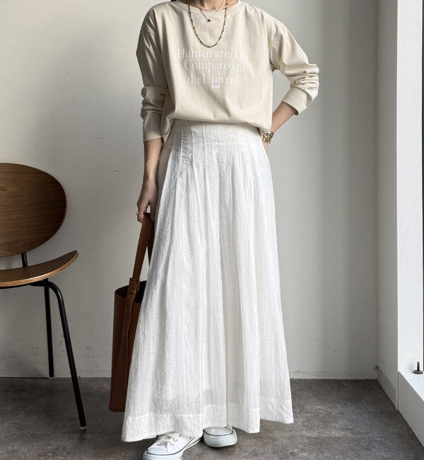  「【WEB限定】HUMAN ARE TINY ロンTEE」|Tシャツ・カットソー|