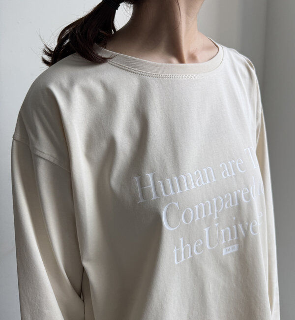  「【WEB限定】HUMAN ARE TINY ロンTEE」|Tシャツ・カットソー|