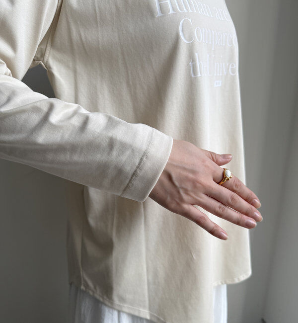  「【WEB限定】HUMAN ARE TINY ロンTEE」|Tシャツ・カットソー|