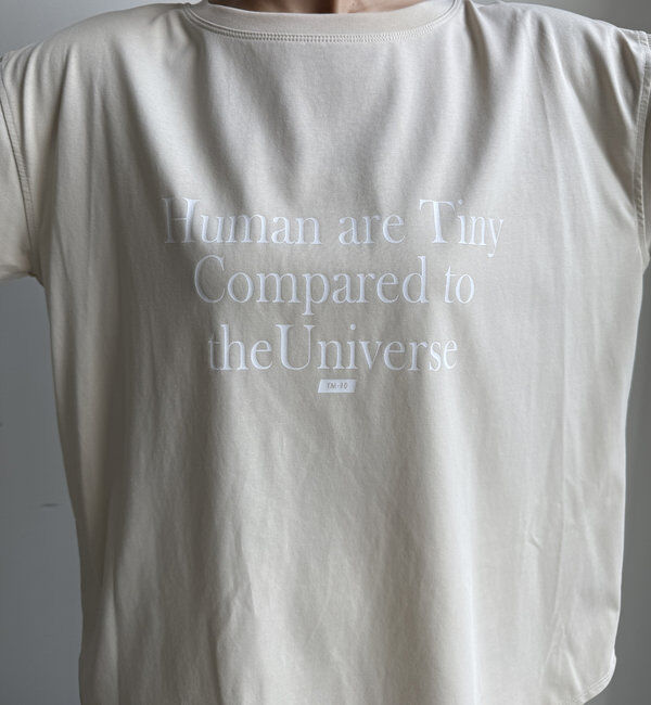  「【WEB限定】HUMAN ARE TINY ロンTEE」|Tシャツ・カットソー|