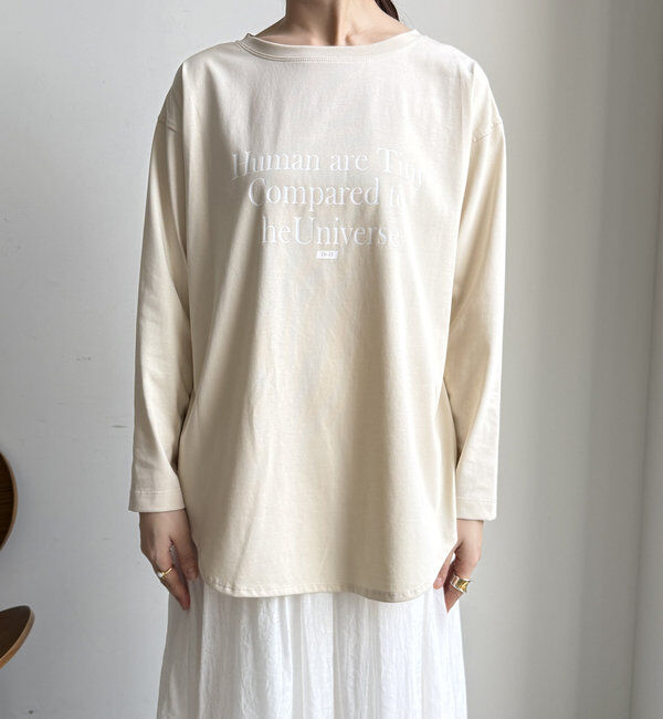  「【WEB限定】HUMAN ARE TINY ロンTEE」|Tシャツ・カットソー|