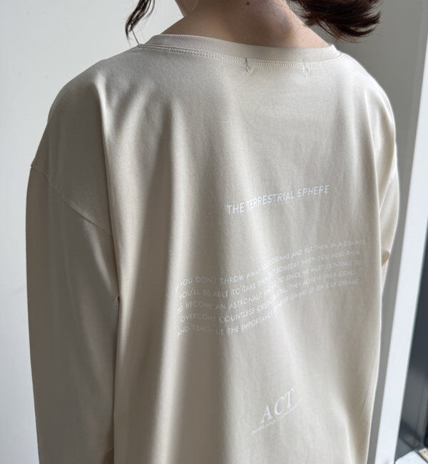  「【WEB限定】HUMAN ARE TINY ロンTEE」|Tシャツ・カットソー|