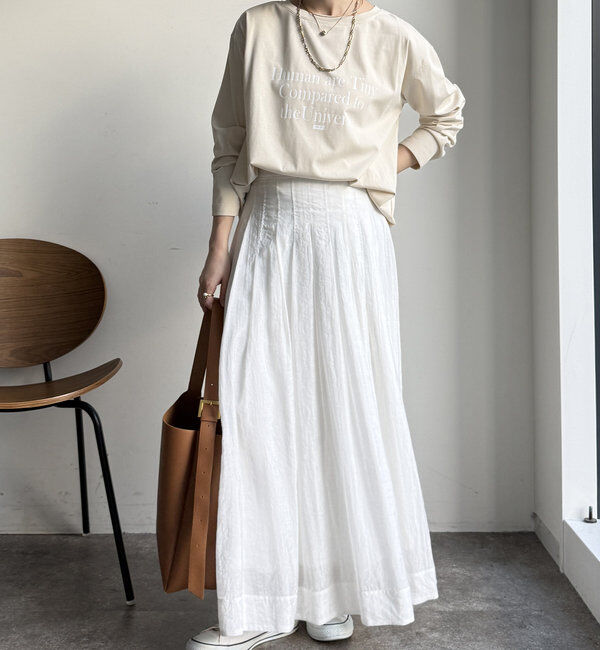  「【WEB限定】HUMAN ARE TINY ロンTEE」|Tシャツ・カットソー|