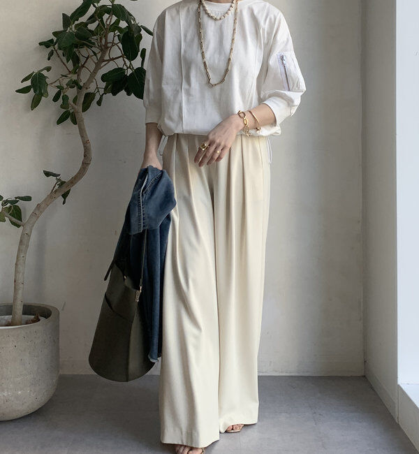  「【WEB限定】MA1ポケット切替プルオーバー」|Tシャツ・カットソー|