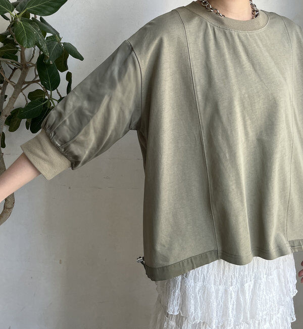  「【WEB限定】MA1ポケット切替プルオーバー」|Tシャツ・カットソー|