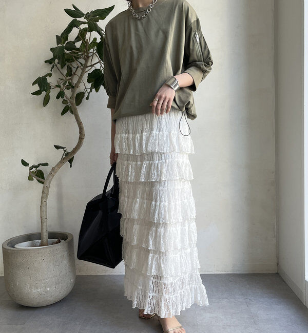  「【WEB限定】MA1ポケット切替プルオーバー」|Tシャツ・カットソー|