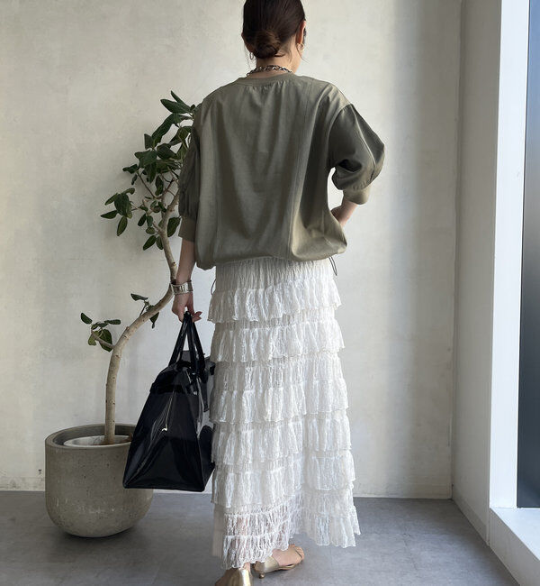  「【WEB限定】MA1ポケット切替プルオーバー」|Tシャツ・カットソー|