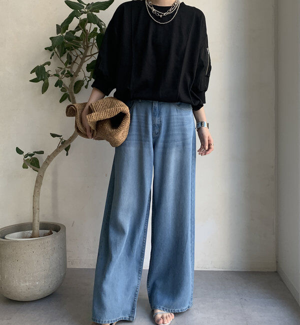  「【WEB限定】MA1ポケット切替プルオーバー」|Tシャツ・カットソー|