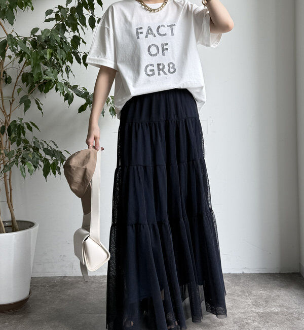  「【WEB限定】ヘリンボーンロゴTEE」|Tシャツ・カットソー|