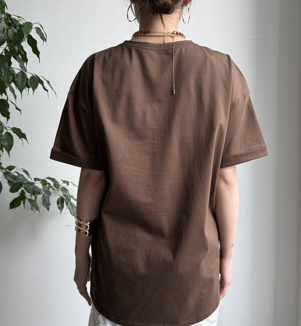  「【WEB限定】ヘリンボーンロゴTEE」|Tシャツ・カットソー|