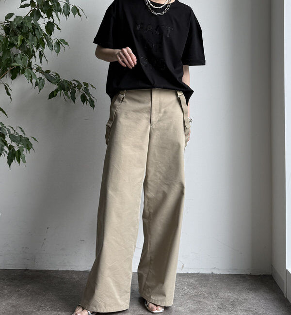  「【WEB限定】ヘリンボーンロゴTEE」|Tシャツ・カットソー|