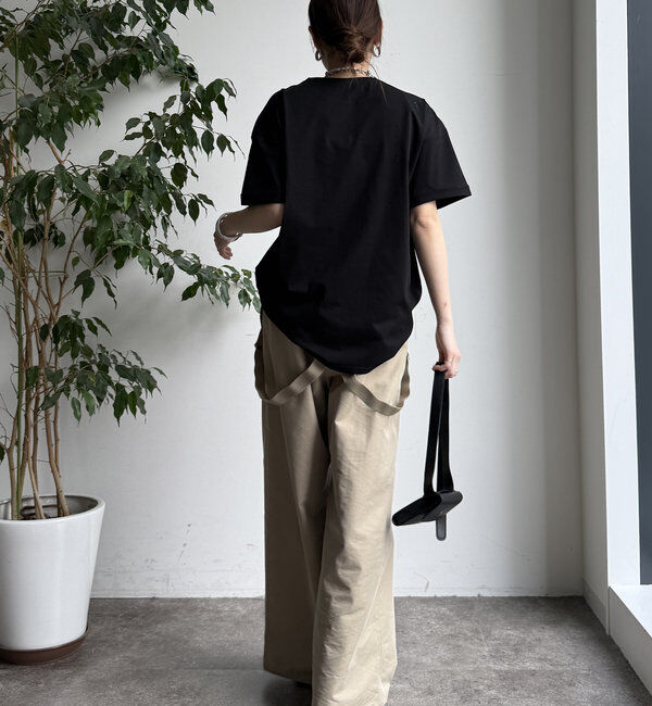  「【WEB限定】ヘリンボーンロゴTEE」|Tシャツ・カットソー|