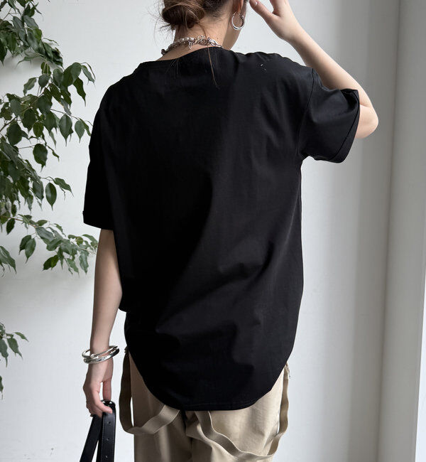  「【WEB限定】ヘリンボーンロゴTEE」|Tシャツ・カットソー|