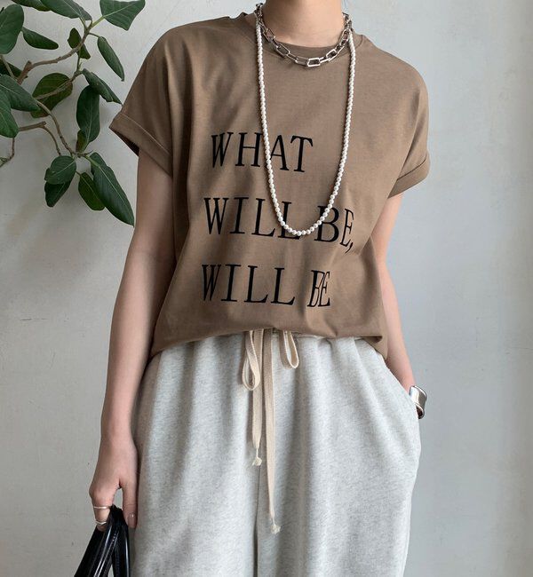  「【WEB限定】 汗染み防止加工フロッキーロゴTEE」|Tシャツ・カットソー|