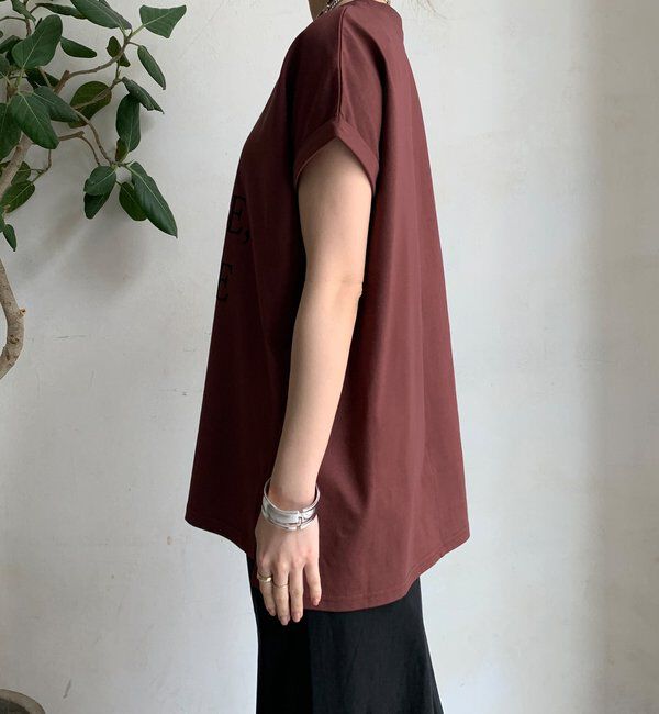  「【WEB限定】 汗染み防止加工フロッキーロゴTEE」|Tシャツ・カットソー|