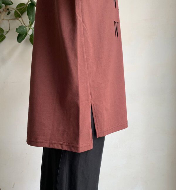  「【WEB限定】 汗染み防止加工フロッキーロゴTEE」|Tシャツ・カットソー|