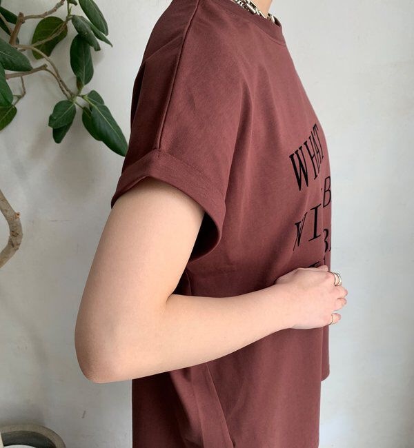  「【WEB限定】 汗染み防止加工フロッキーロゴTEE」|Tシャツ・カットソー|