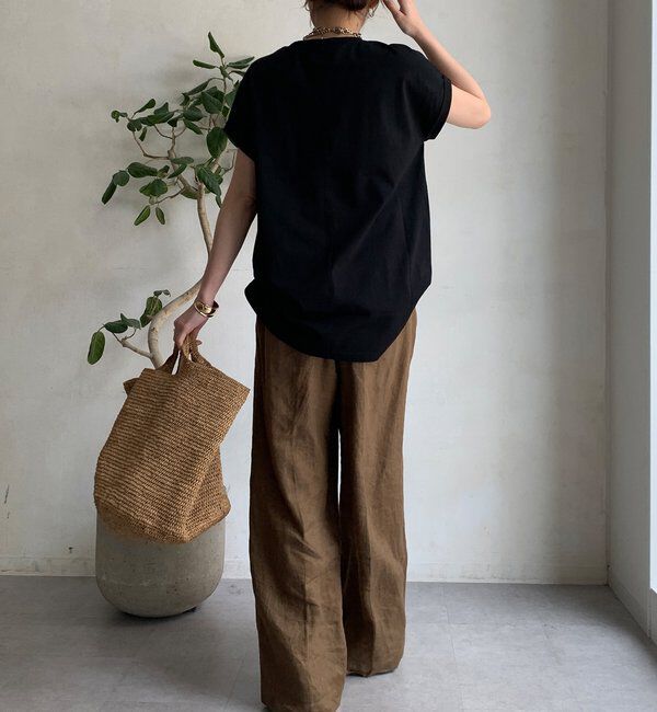  「【WEB限定】 汗染み防止加工フロッキーロゴTEE」|Tシャツ・カットソー|