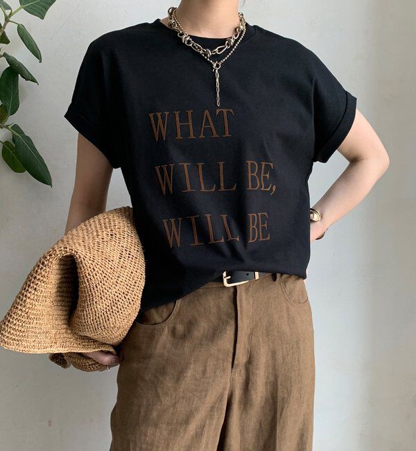  「【WEB限定】 汗染み防止加工フロッキーロゴTEE」|Tシャツ・カットソー|