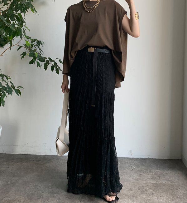  「フレアノースリプルオーバー」|Tシャツ・カットソー|