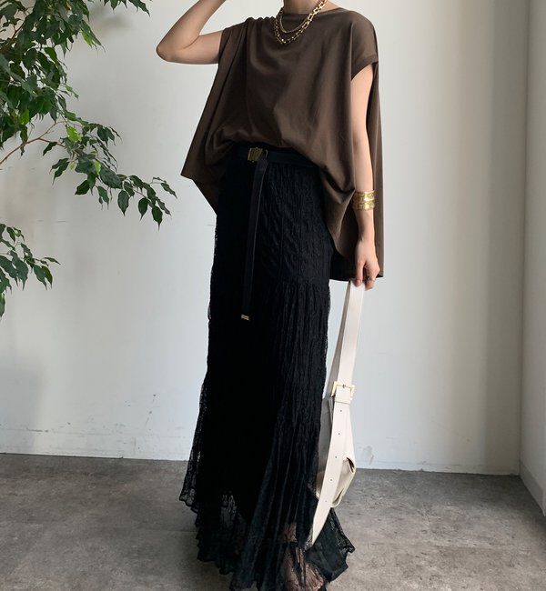  「フレアノースリプルオーバー」|Tシャツ・カットソー|