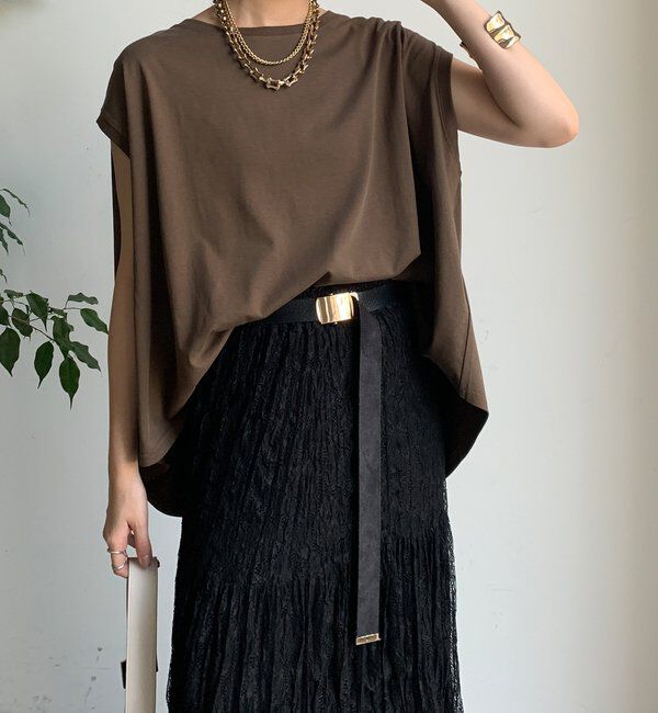  「フレアノースリプルオーバー」|Tシャツ・カットソー|