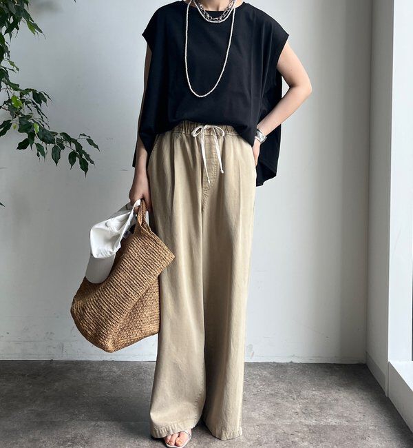  「フレアノースリプルオーバー」|Tシャツ・カットソー|