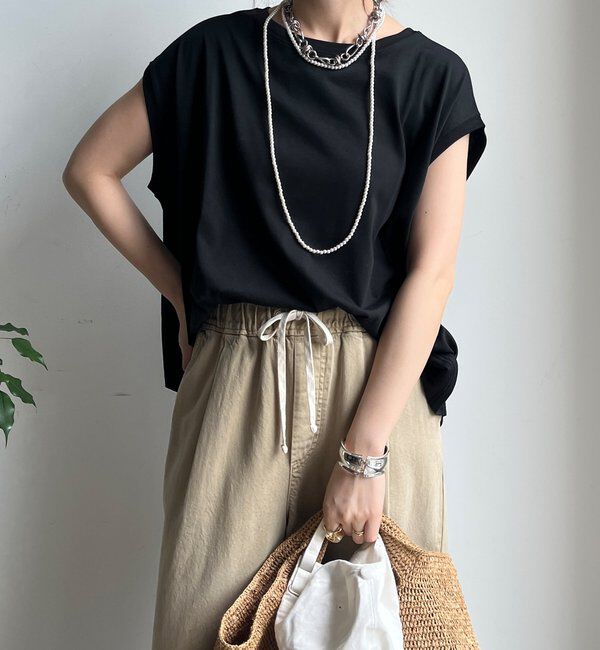  「フレアノースリプルオーバー」|Tシャツ・カットソー|