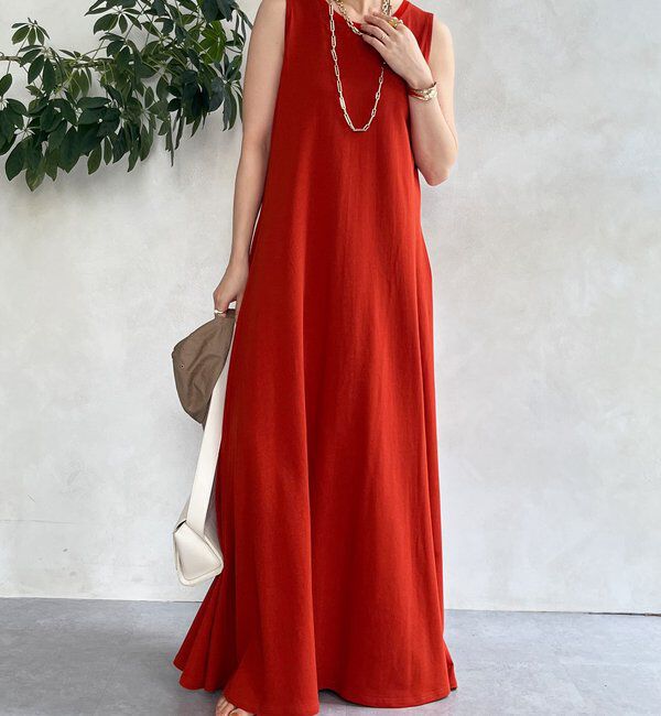  「チュール切替マーメイドフレアワンピース」|ワンピース|