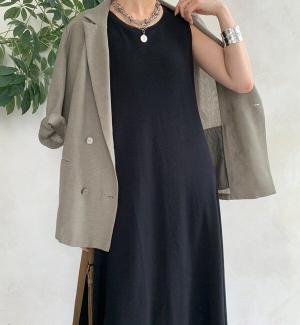  「チュール切替マーメイドフレアワンピース」|ワンピース|