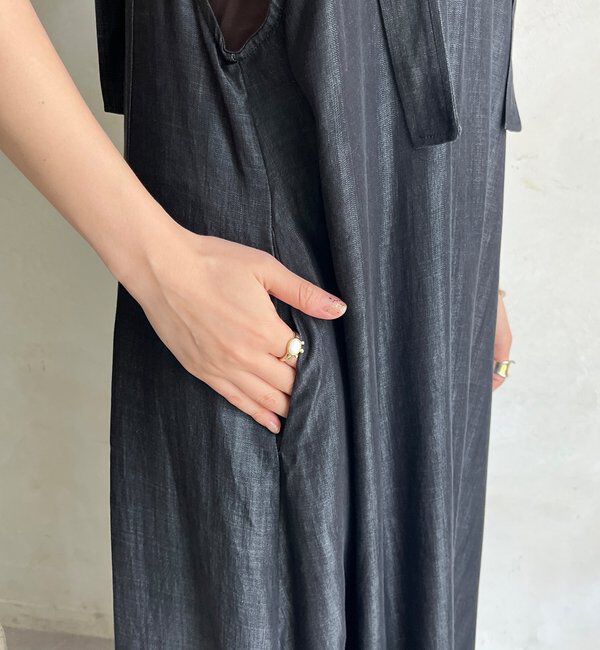  「【WEB限定】リヨセルデニム前後2WAYジャンスカ」|ワンピース|