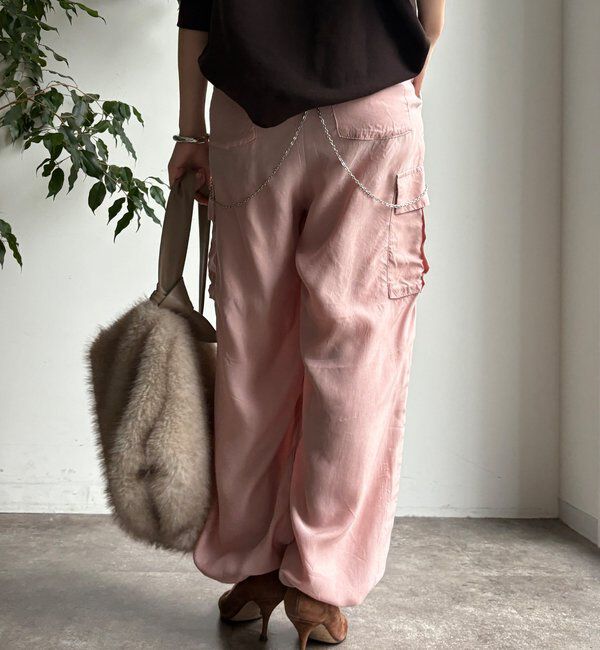  「キュプラカーゴパンツ」|チノ|