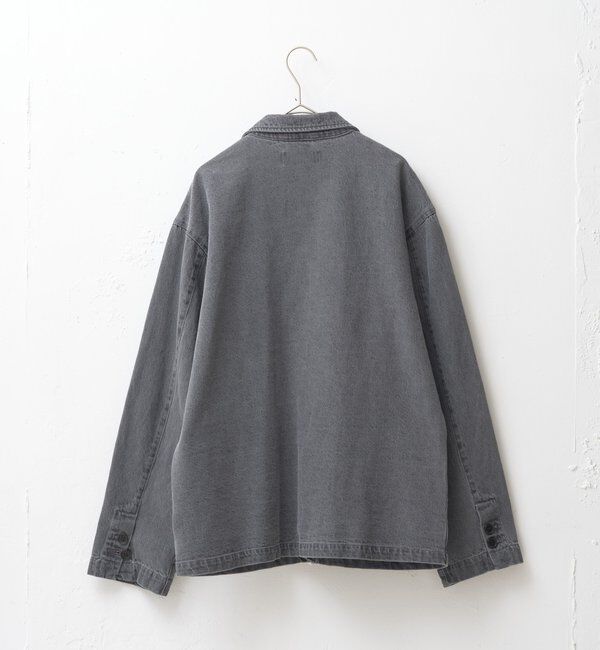  「【WHIMSIC/SETUP対応】コットンリネンデニムテーラードジャケット」|テーラードジャケット|