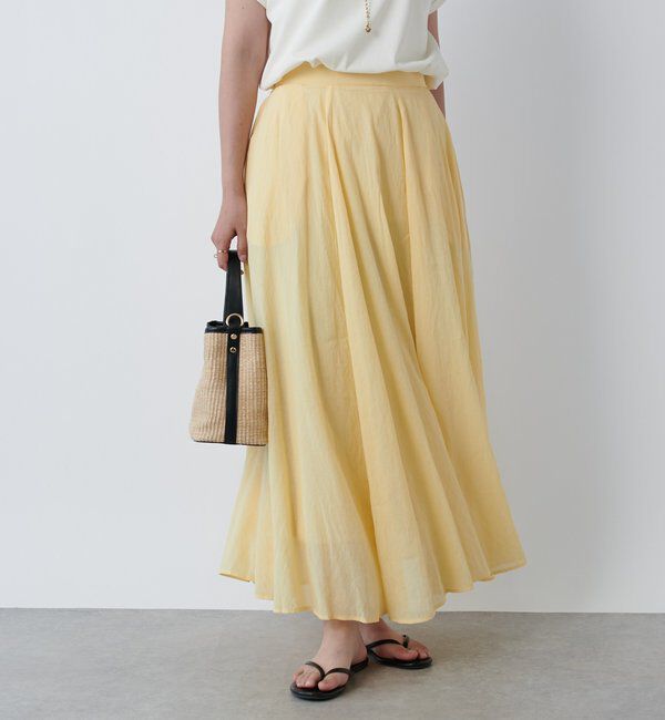  「ハイツイストシアーフレアスカート」|スカート|