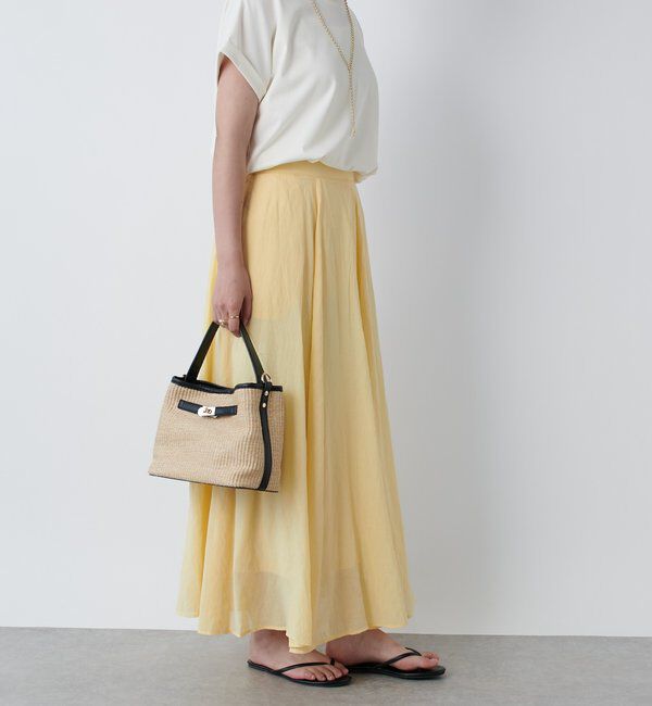  「ハイツイストシアーフレアスカート」|スカート|