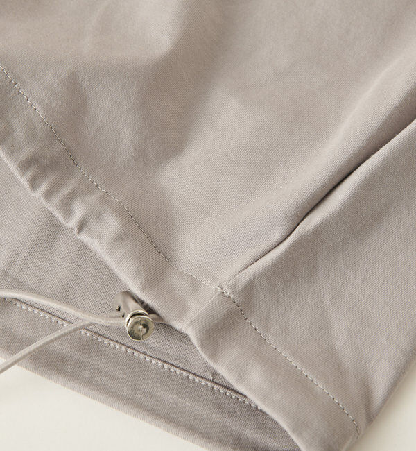  「《着回し万能》ドライタッチコットン折り返しスリーブプルオーバー」|Tシャツ・カットソー|