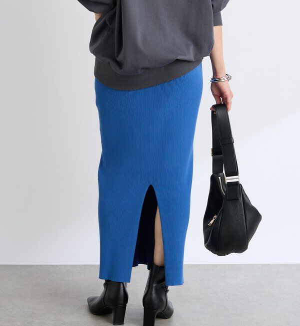  「予約【新色追加/マイナス3kg/レビュー高評価☆】リブタイトスカート」|スカート|